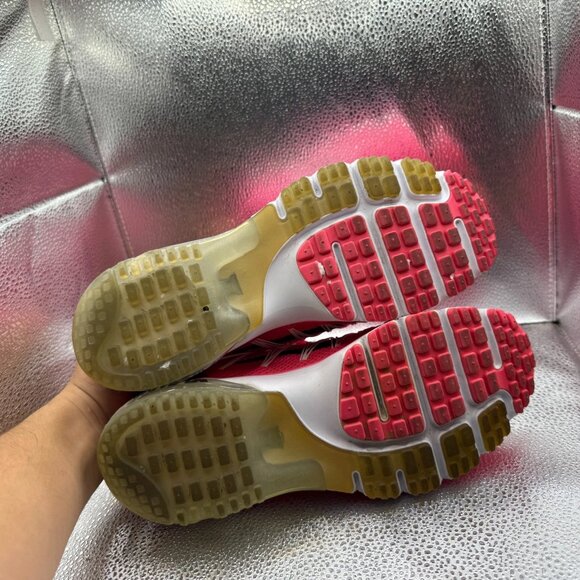 Size 8 Nike Air Max Excellerate 3 Pink Womens Lace-Up Running Shoes 703073-601 - Picture 9 of 10